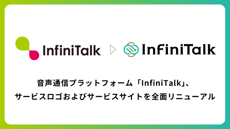 InfiniTalkサービスサイト　イメージ画像