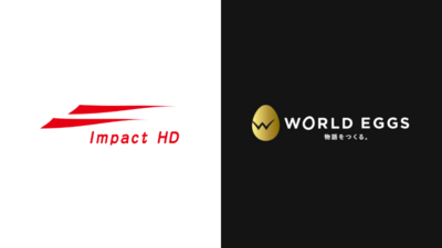 インパクトホールディングス、ワールドエッグス　ロゴ